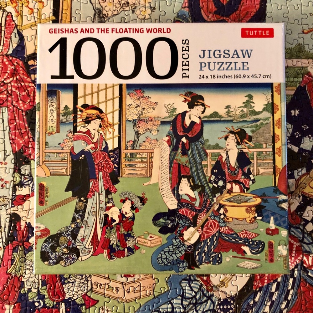 1000 Piece "Geishas And The Floating World" Japanese Art Jigsaw Puzzle by Tuttle